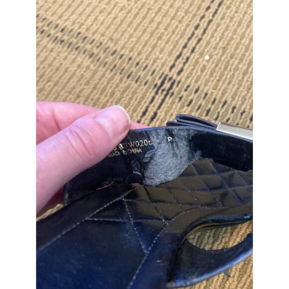 Cole Haan Black Tali Bow Sandals Size 8 - Picture 6 of 7